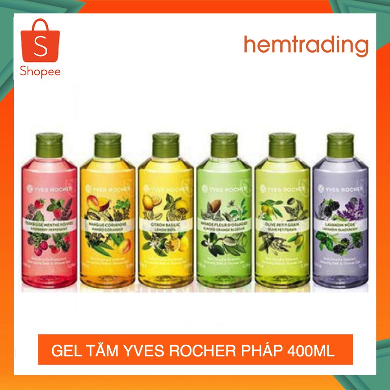 Gel Tắm Yves Rocher Bath & Shower Gel 400ml