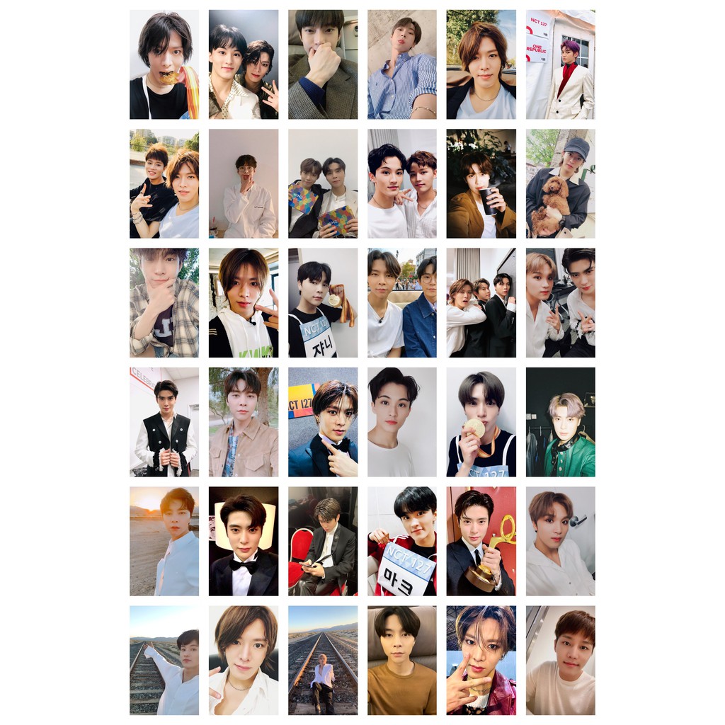 Lomo card 99 ảnh NCT 127 update Twitter 030220