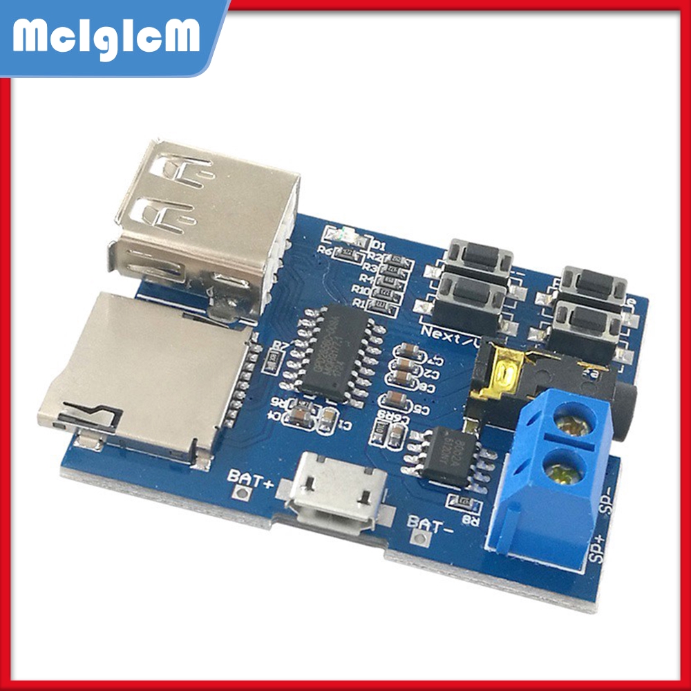Bảng mạch giải mã khuếch đại âm thanh Mp3 hỗ trợ thẻ nhớ TF