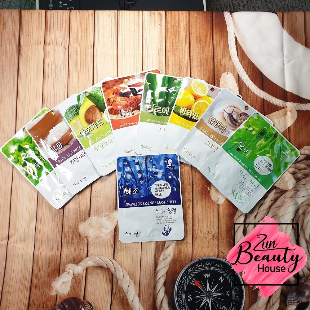 Mặt Nạ Giấy Chiết Xuất Thiên Nhiên Natureby Essence Mask Sheet