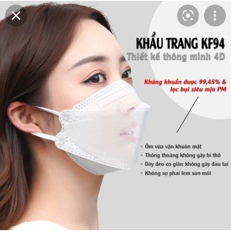 Thùng 300c khẩu trang kf94 size thường (lớn)