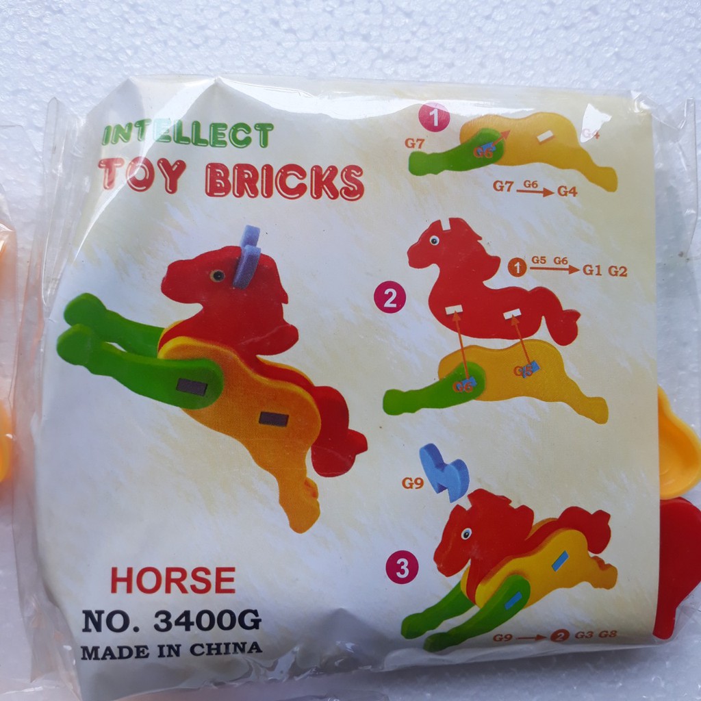 Bộ lắp ráp 3 con thú