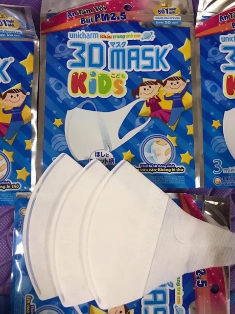 [ Mã SPE72119 hoàn 10k xu ] Khẩu trang 3D Mask kháng Khuẩn, ngăn ngừa virut | BigBuy360 - bigbuy360.vn