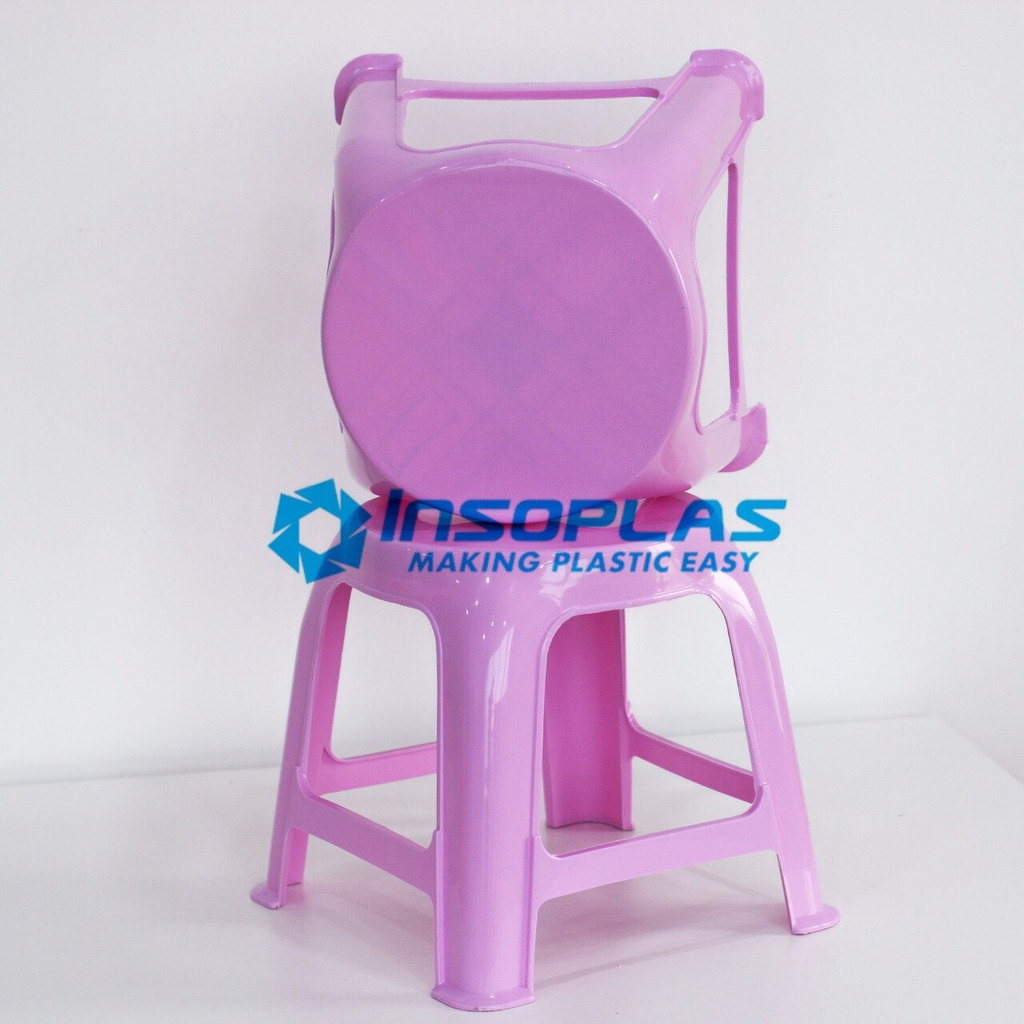 Ghế nhựa lùn/ Plastic stool INSOPLAS - 285 x 285 x 260 (mm)