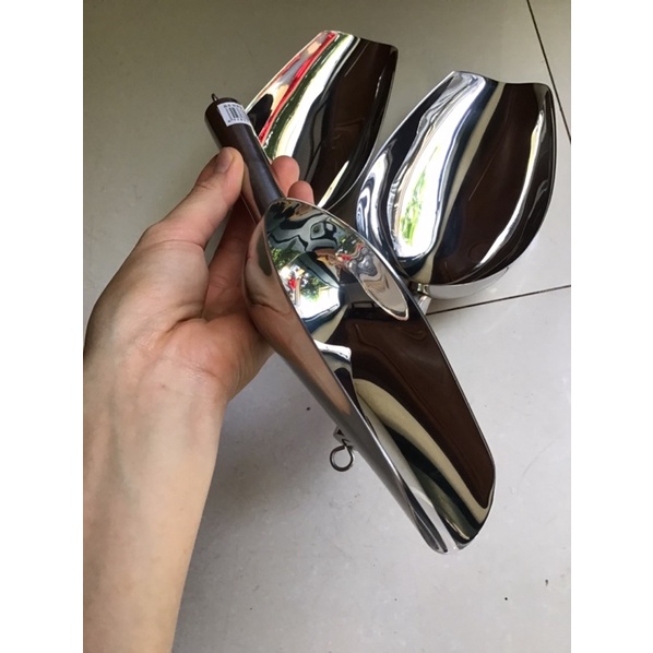 Xúc đá inox đủ cỡ, xẻng xúc đá bằng inox loại đẹp