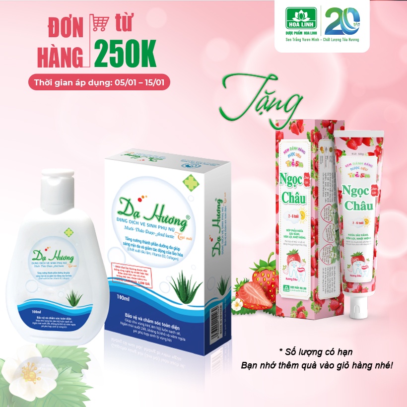 Dung dịch vệ sinh - Dạ Hương 100ml