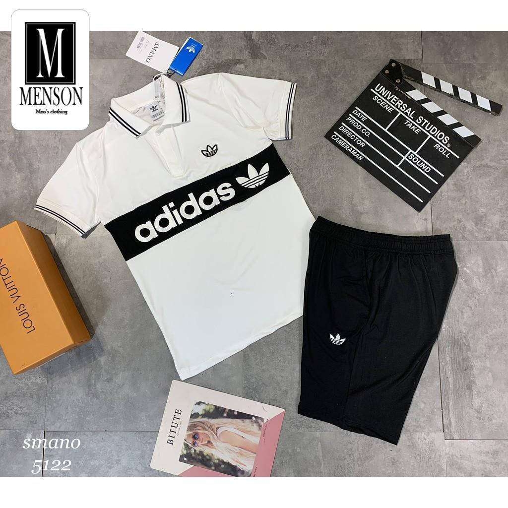 Đồ Bộ Nam cao cấp mùa hè chất mát - Bộ thể thao nam cổ tròn ngắn tay, co giãn thoáng mát MENSON L79 | BigBuy360 - bigbuy360.vn