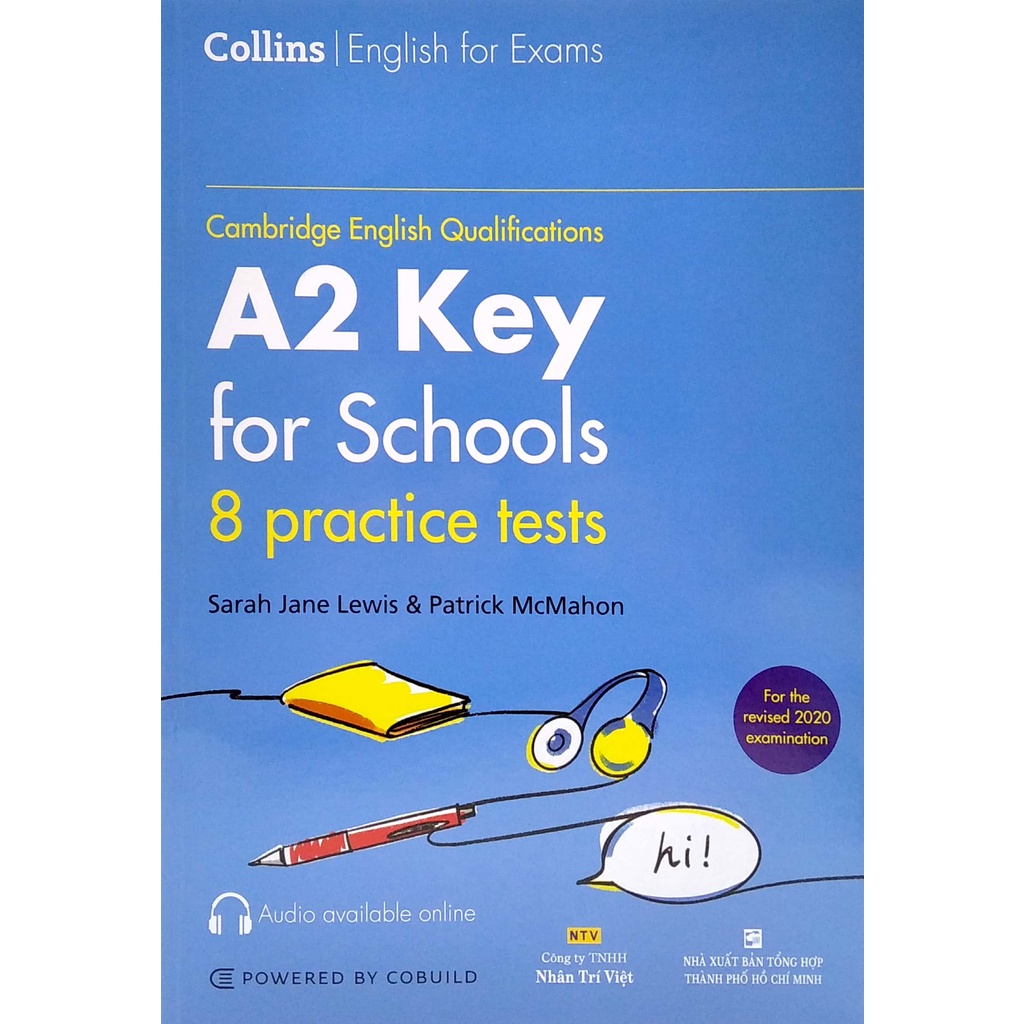 Sách Cambridge English Qualification - A2 Key For School - 8 Practice Tests