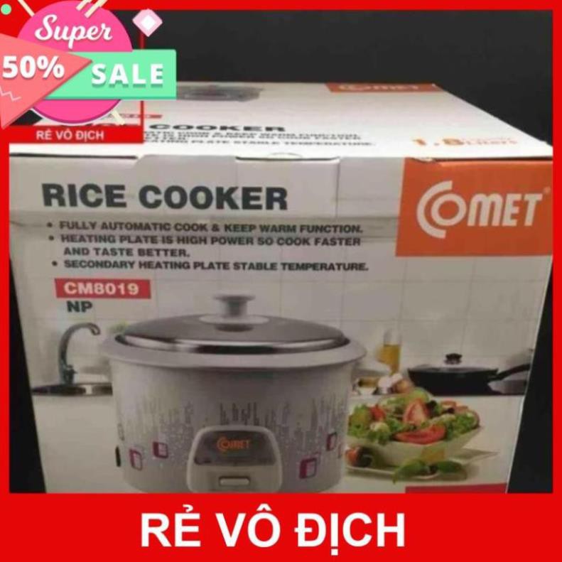 Nồi Cơm Điện Comet 1,8L CM8019 Nắp Rời - NLVQ-1940-NCNR