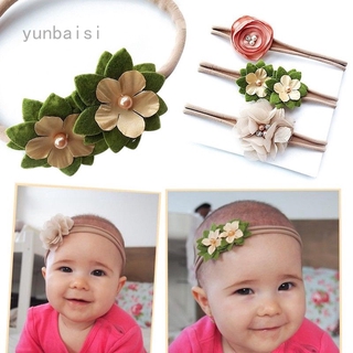 Set 3 băng đô đính hoa xinh xắn dành cho bé gái