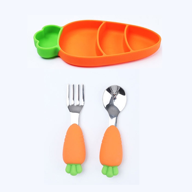 Bộ 4 Tô Ăn Silicone Thân Thiện Với Môi Trường Chống Thấm Nước Cho Bé