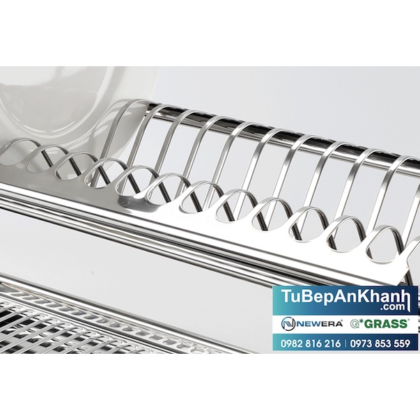 Giá úp bát đĩa cố định inox 304 NewEra NE0180A
