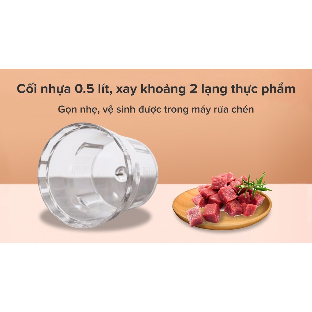 HR2505 - Máy xay thịt Philips HR2505 500 W - Cối xay nhựa - Hàng chính hãng - Smart House