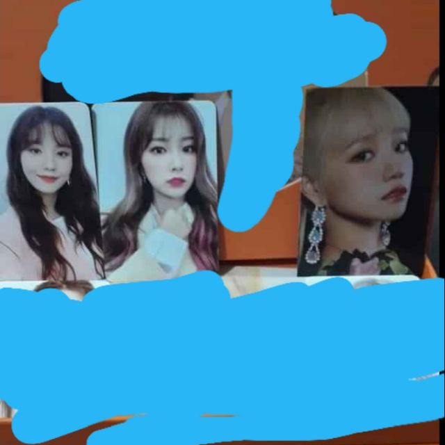 Set card AR Eunbi, Mini card Yuri, card thường Hyewon, poster Hitomi