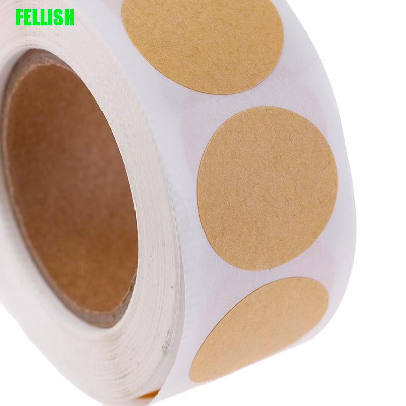 Set 500 miếng dán tròn dùng trang trí đồ thủ công DIY