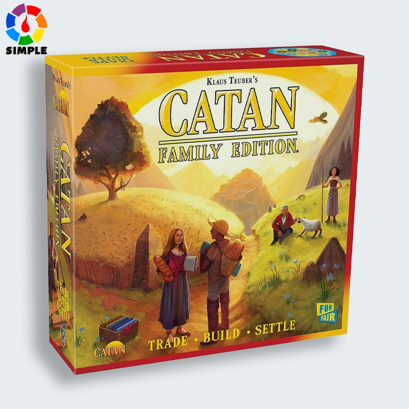 CATAN Family Edition Board Game Bộ Trò Chơi Board Game Catan Vui Nhộn Cho Gia Đình