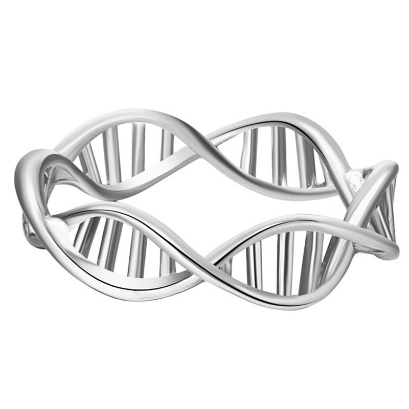 Nhẫn Thời Trang Hình DNA Độc Đáo Cá Tính Cho Nữ