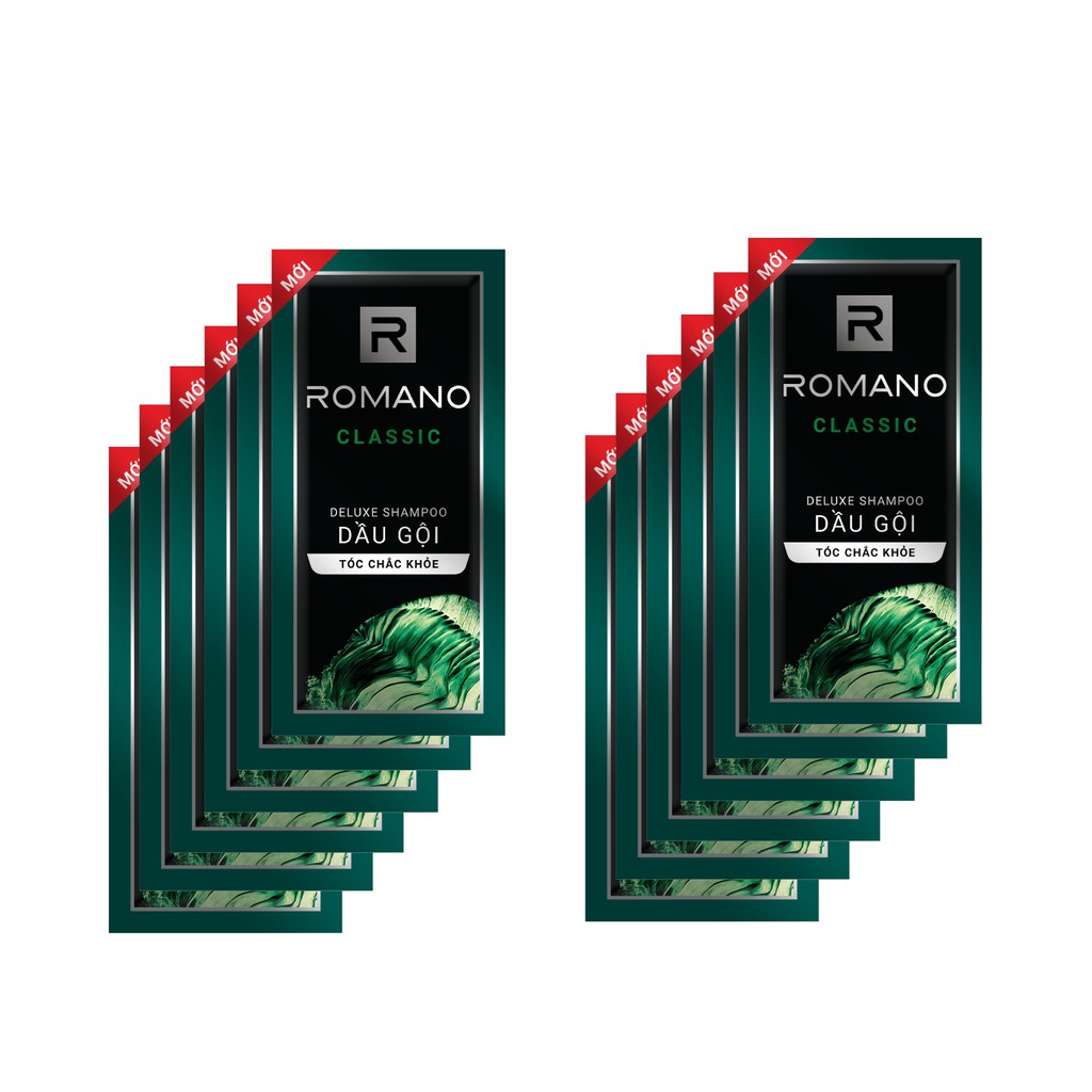 [Gift] Dây 12 gói dầu gội Romano Classic 5g/gói | BigBuy360 - bigbuy360.vn
