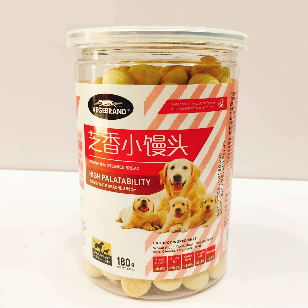 [Giá hủy diệt] Đồ Ăn Vặt Bánh Thưởng Bổ Sung Canxi Cho Chó SESAME 180g