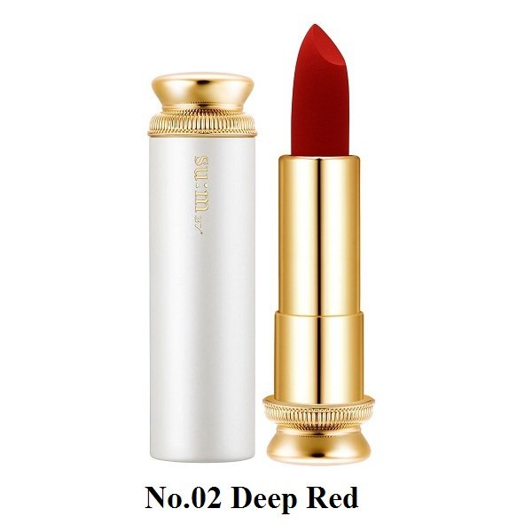 [Bản mini] Son lì sum37 màu đỏ (02 deep red) Su:m37 Losec Summa Elixir Golden Lipstick