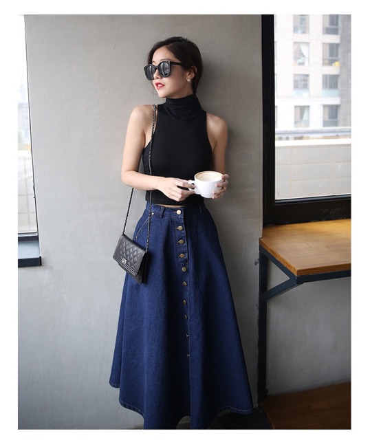 Chân váy jean dài CV0415 | BigBuy360 - bigbuy360.vn