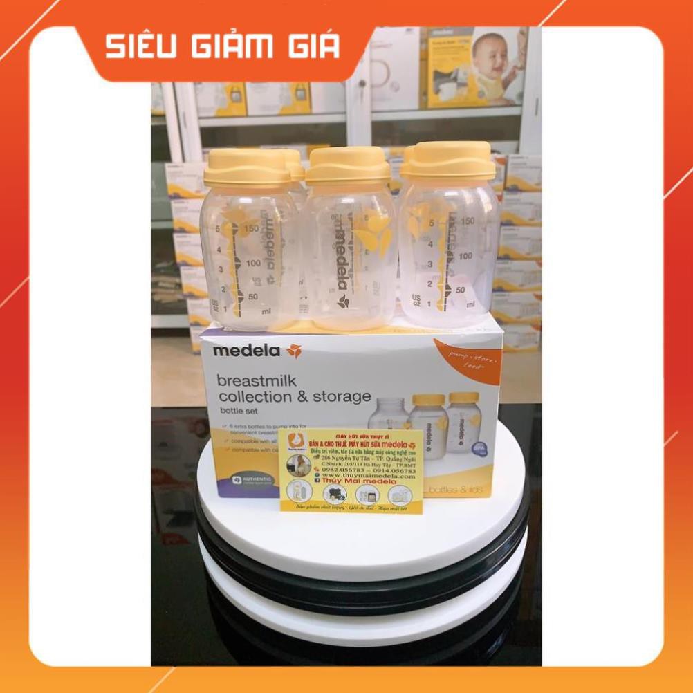 [Chính hãng] Sét 6 bình trữ sữa medela 150ml