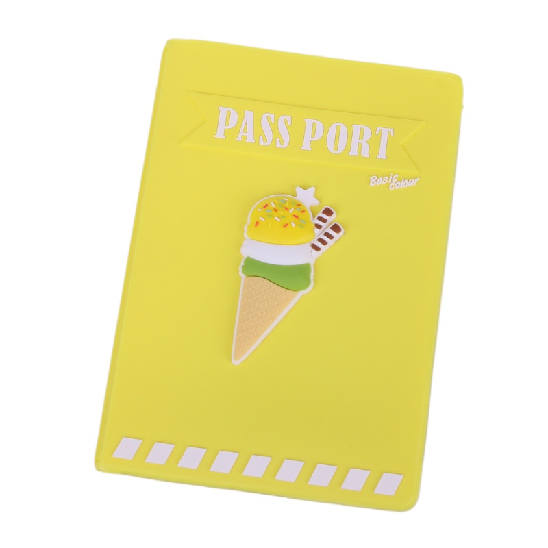 Vỏ Bọc Hộ Chiếu Bằng Silicon Màu Kẹo Ngọt Chống Thấm Nước