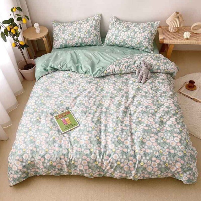 Sét chăn ga gối cotton DEMI hàng loại 1