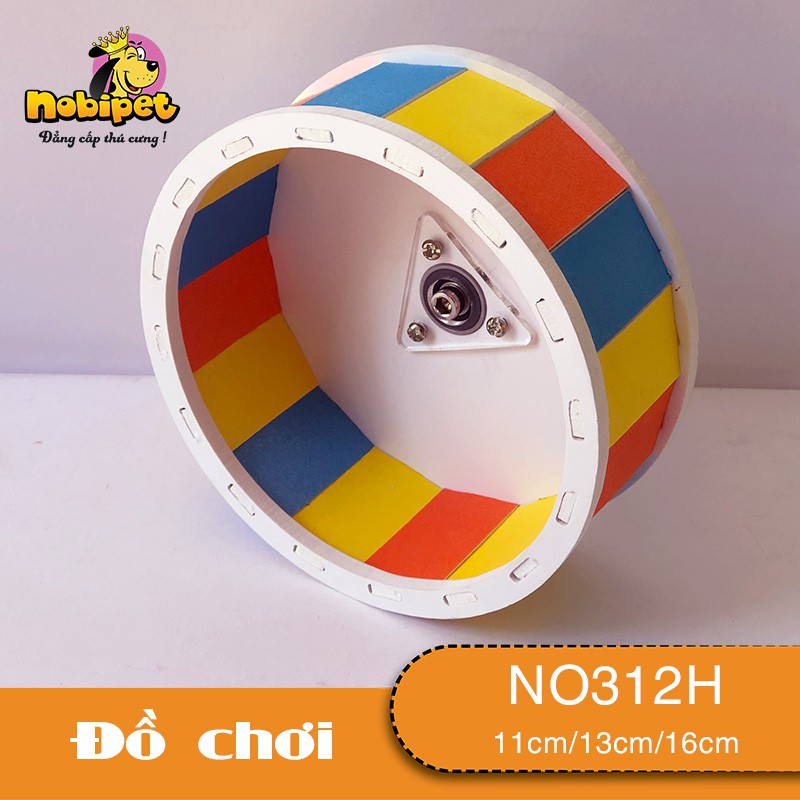 Nobipet -  Wheel Gỗ Màu gắn lồng  Oval