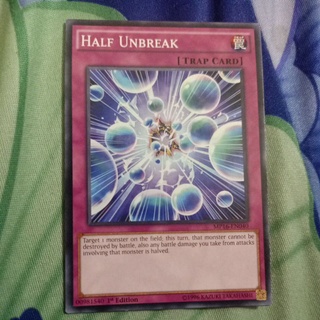Tên thẻ bài yugioh: Half Unbreak