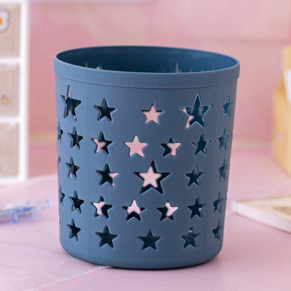 Giá Đỡ Bút / Cọ Trang Điểm Bằng Nhựa Thiết Kế Đục Lỗ Tiện Dụng