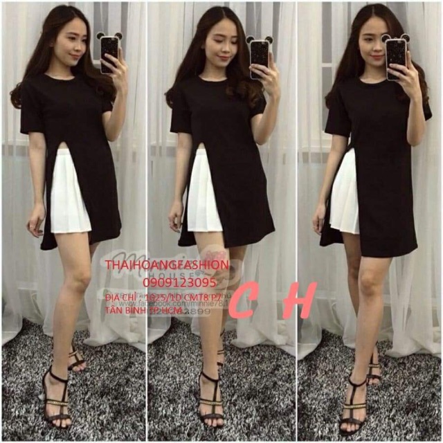 Áo xẻ bụng nữ COH688