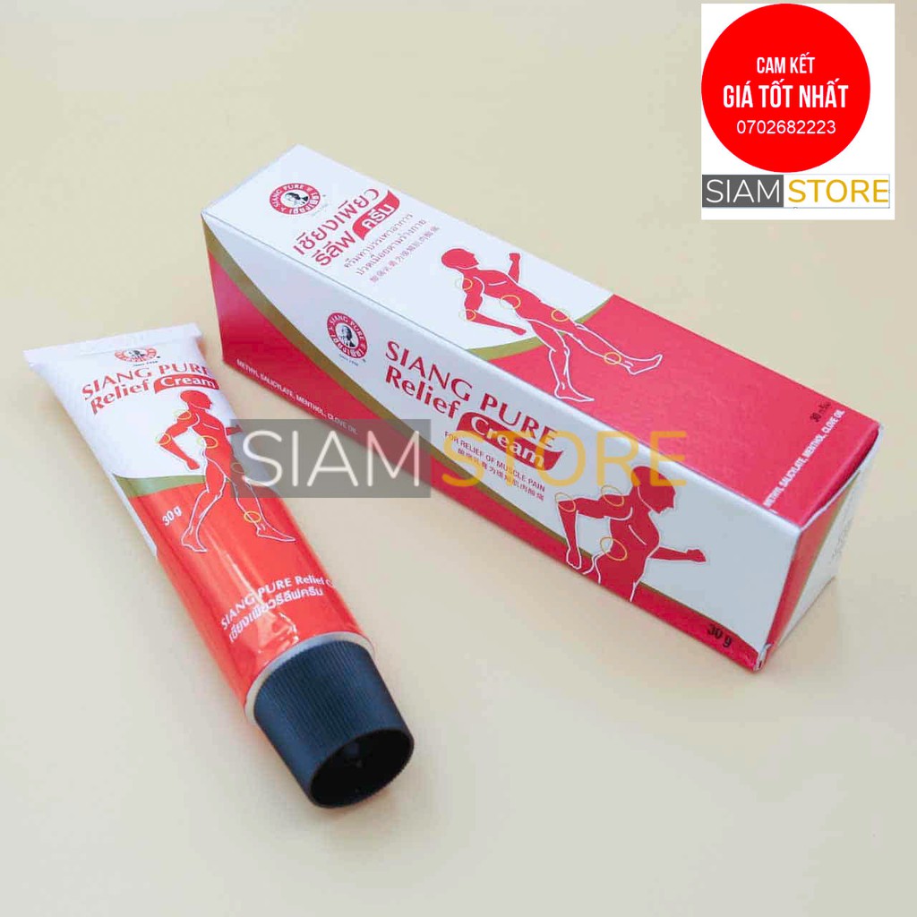 Dầu Nóng Xoa Bóp Siang Pure Relief Cream Thái Lan