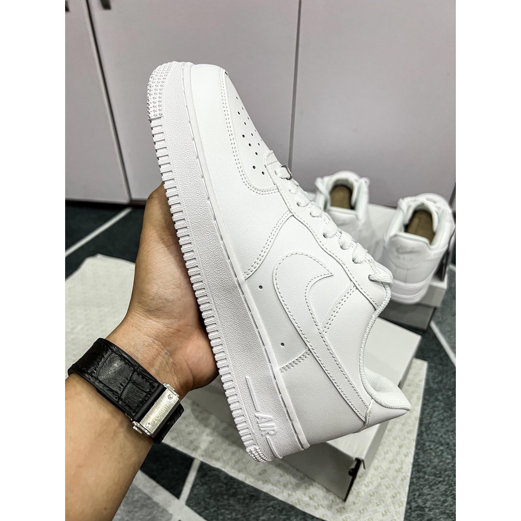 Air Force 1, Nike_Air Force 1 All White, Giày AF1 Trắng Hàng S.Cấp Đế Air Đủ Size Nam Nữ