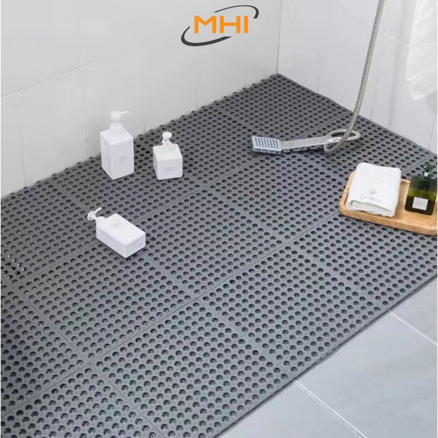 Tấm lót sàn MHI / thảm nhựa lỗ lót sàn MHI , chống trơn trượt / kháng khuẩn cho sàn nhà tắm / nhà bếp