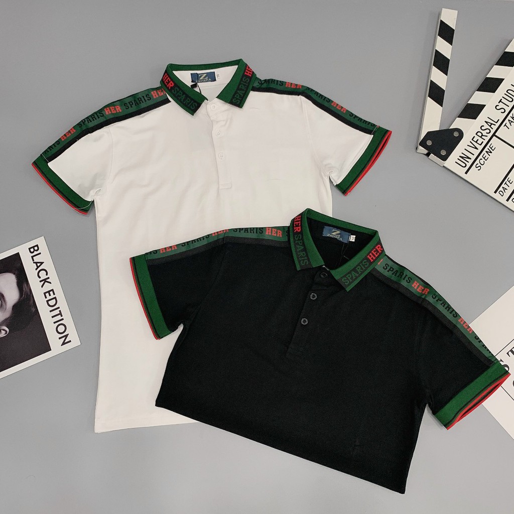 Áo Thun Nam Tay Ngắn Cổ Trụ 100% COTTON Phong Cách Trẻ Trung Thời Trang hàng gốc giá xưởng may (44-72KG)