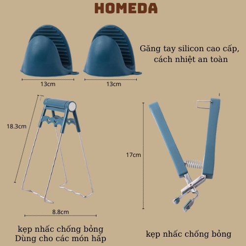 Dụng Cụ Kẹp Bát Dĩa, Dụng Cụ Gắp Đồ Nóng, Miếng Nhấc Nồi Mỏ Vịt Tiện Dụng Trong Nhà Bếp Và Lò Vi Sóng