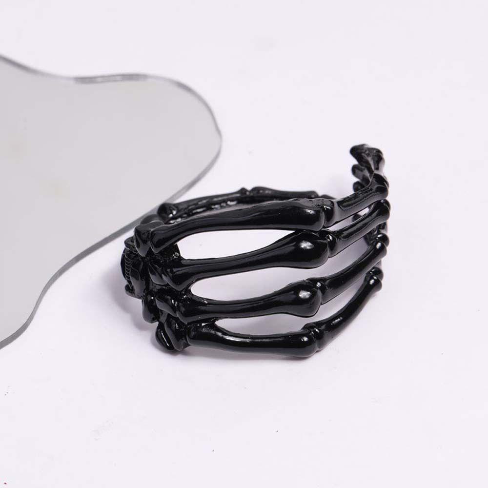 Vòng Tay Hình Bàn Tay Bộ Xương Phong Cách Vintage Có Thể Điều Chỉnh Dành Cho Tiệc Halloween MXMUSTY