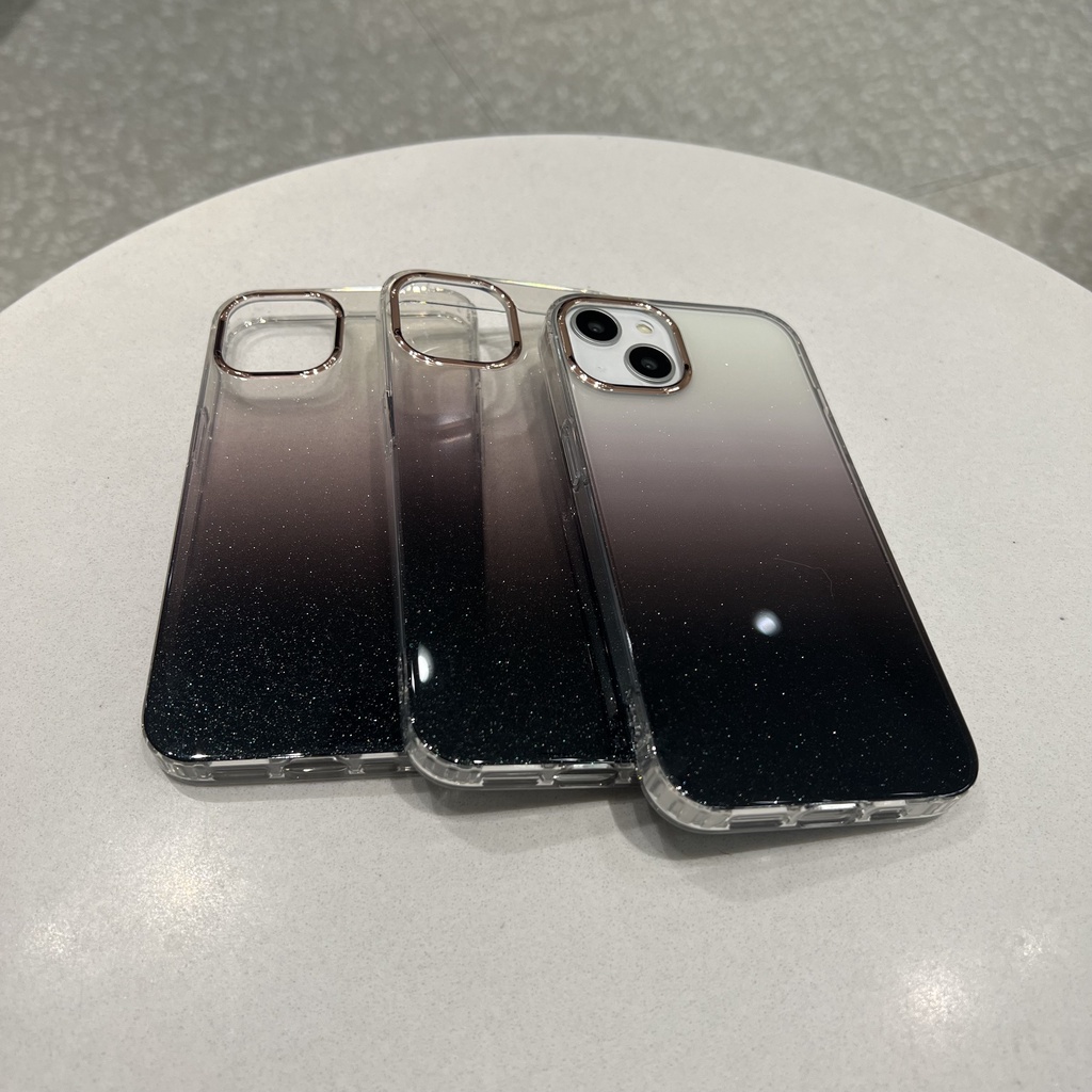 Ốp Điện Thoại Silicon Trong Suốt Chống Sốc Họa Tiết Bầu Trời Sao Màu gradient Cho iphone 11 Pro MAX 12 13 Pro MAX