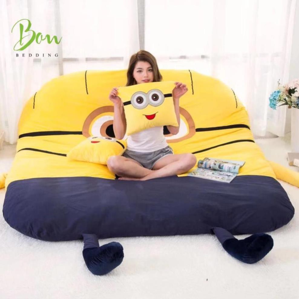 [ RẺ VÔ CỰC ]  Đệm thú nhồi bông đáng yêu BIG SIZE 150x200 FREESHIP Hàng chuẩn kích thước