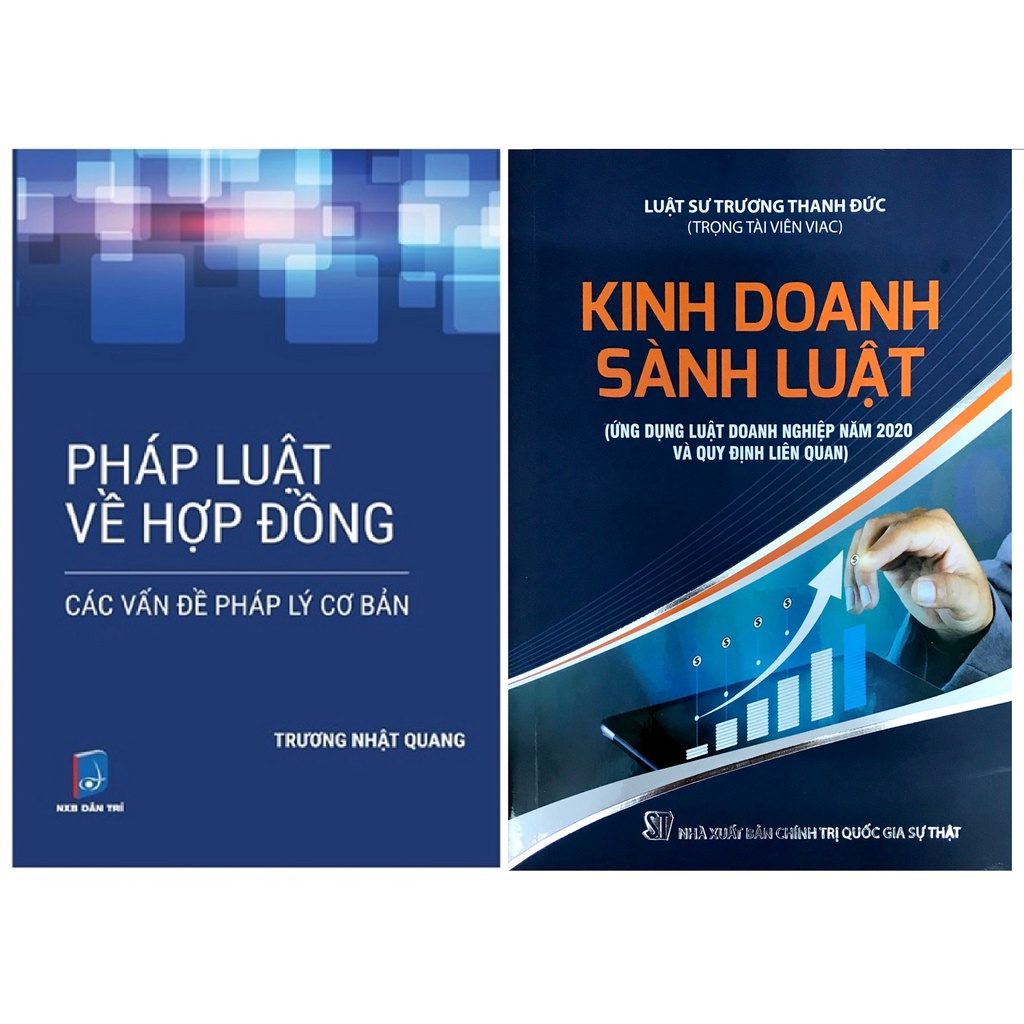 Combo Sách Pháp Luật Về Hợp Đồng Các Vấn Đề Pháp Lý Cơ Bản Và Kinh Doanh Sành Luật Ứng dụng Luật Doanh nghiệp năm 2020