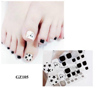 Miếng dán móng chân - Nail Wraps (22 miếng dán khô)