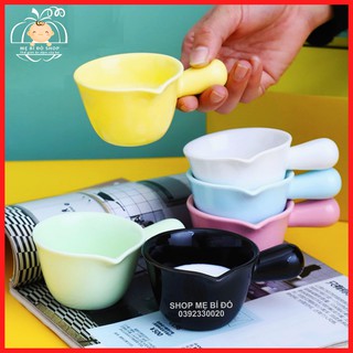 Bát Ăn Dặm Gốm Sứ Hình Gáo Rót Tay Béo Cho Bé