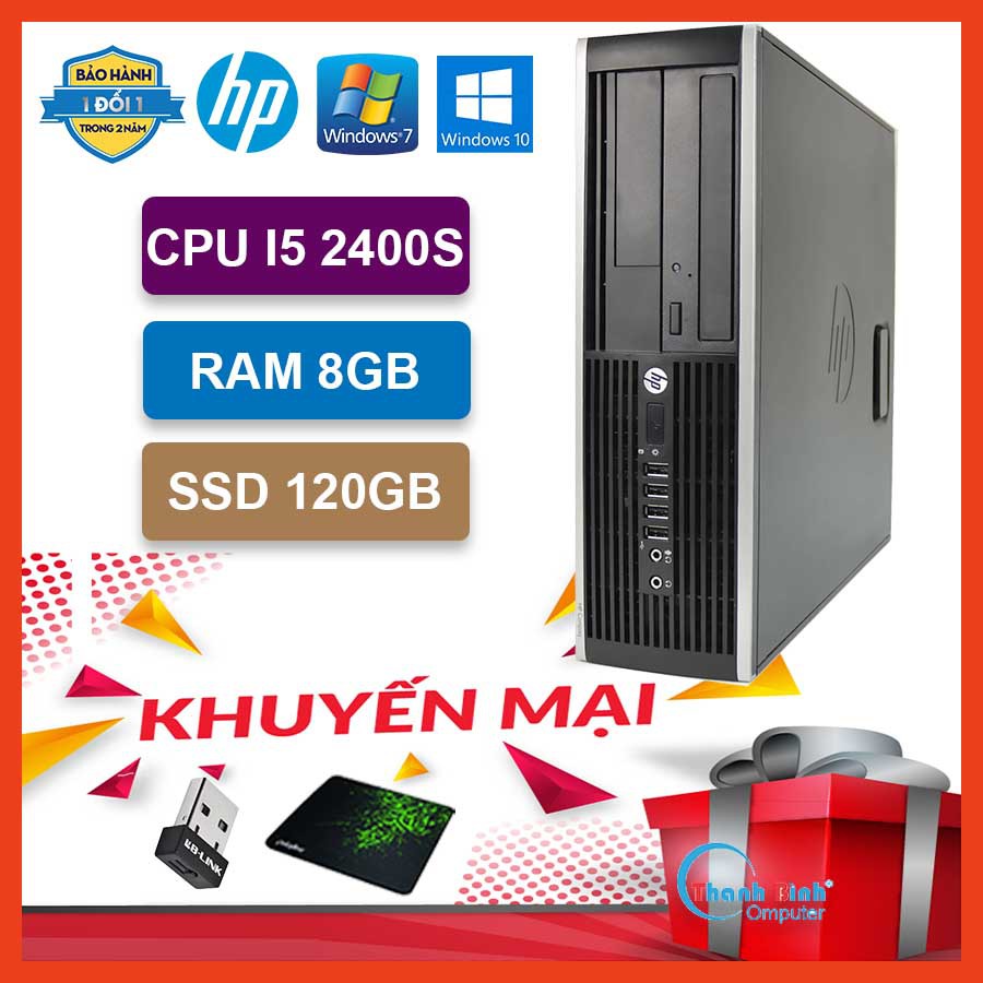 Máy Tính Bàn Đồng Bộ 🎉️ThanhBinhPC🎉 Bộ Máy Tính Cây - HP PRO 6300/8300  ( I5 2400/8G/120G ) - Bảo Hành 24 Tháng.