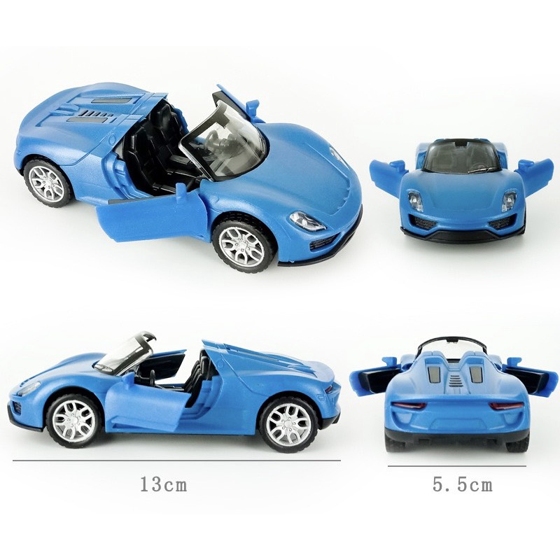 Xe Porsche nhựa trang trí bánh kem