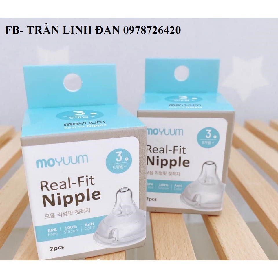 Núm ti bình sữa Moyuum số 1 2 3 4 giá tốt chính hãng tại HCM. Núm moyuum chính hãng