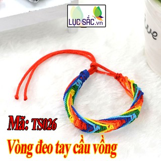 Vòng đeo tay biểu tượng cầu vồng lục sắc - TS026