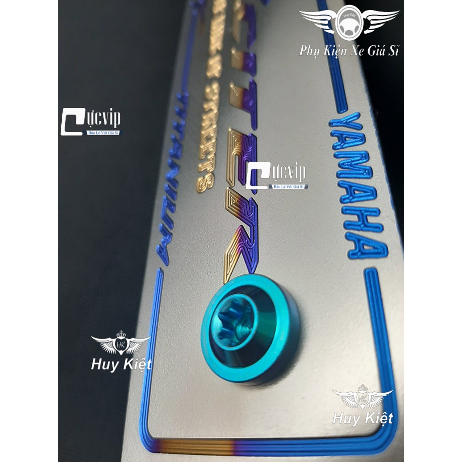 Bảng Tên Exciter Titan (Mẫu Titan Khò) Kèm 2 Ốc Titan Thật GR5 MS3616
