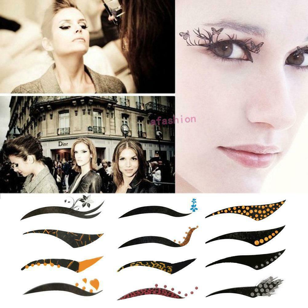 Eye Shadow Eyeliner Stickers 4 Pairs Eye Makeup Lazy Eyeliner Sticker Z1U5