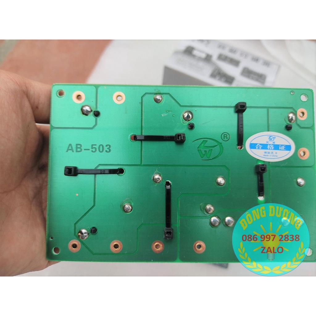 MẠCH PHÂN TẦN 3 ĐƯỜNG TIẾNG AB503  - MẠCH 1BASS -1TRUNG 1 TREBLE- GIÁ 2 MẠCH